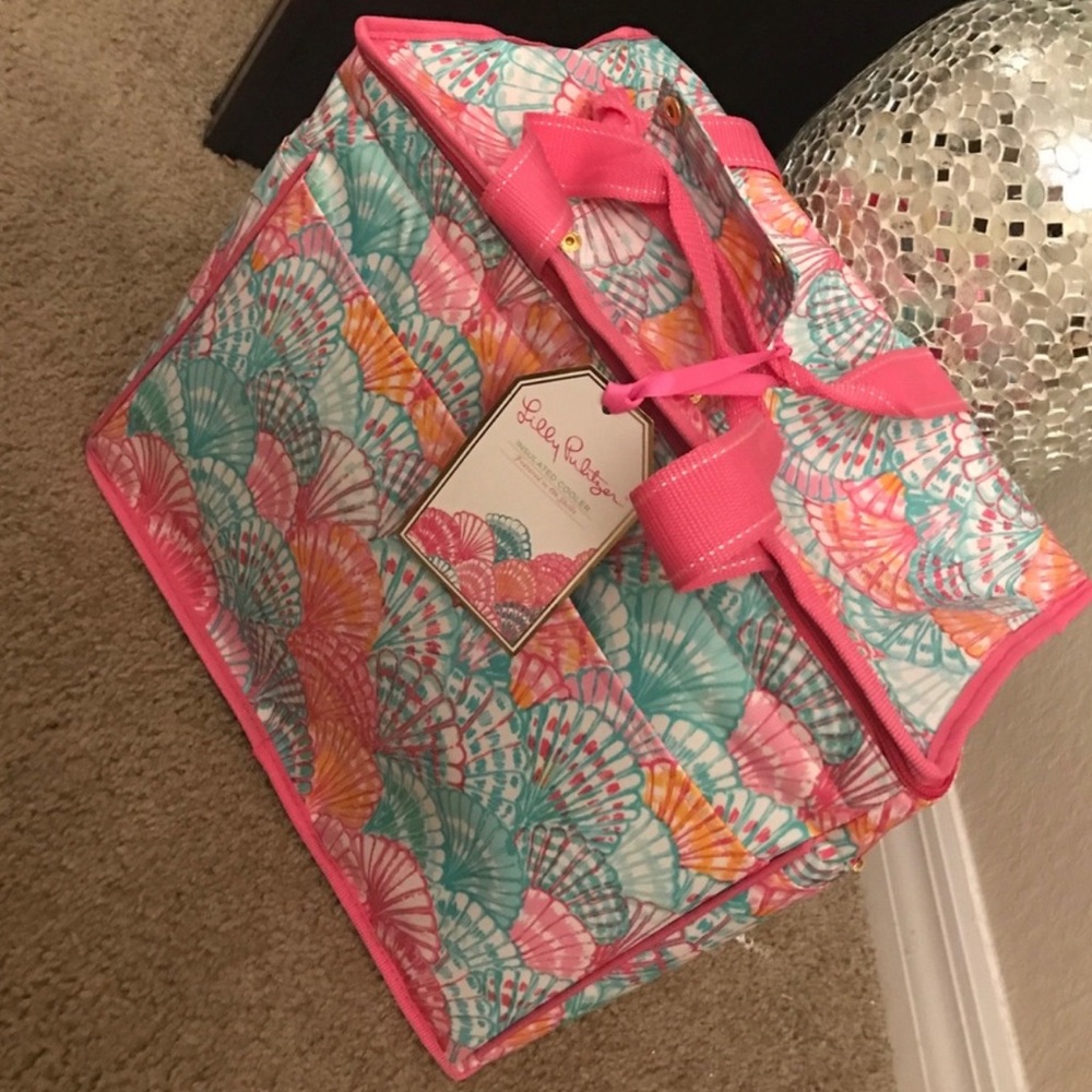 Lilly Pulitzer Cooler - Oh Shell-o Design Beach, Pool, picnic Cooler Bag